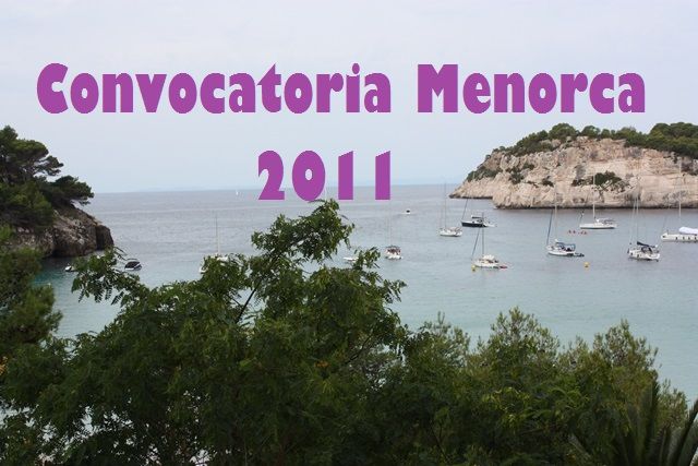 Convocatoria Menorca 2011